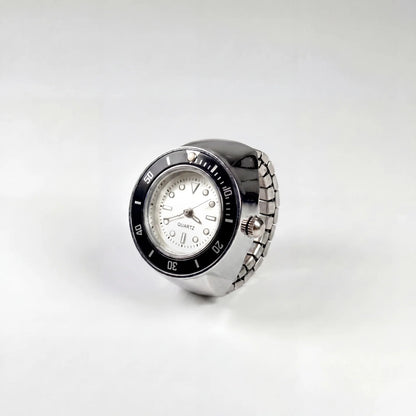 Anillo GMT | Blanco Plata
