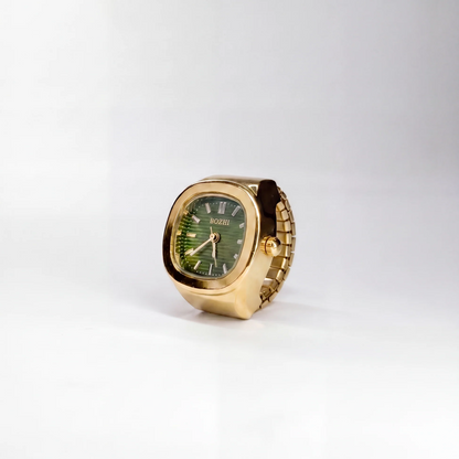 Anillo Nautilus | Verde Oro