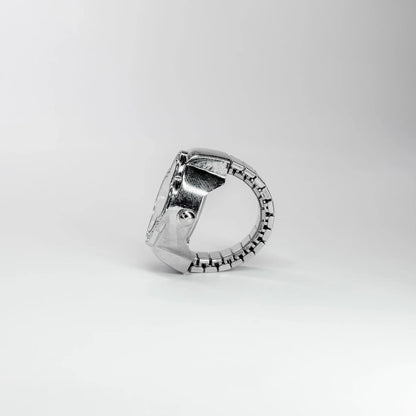 Anillo Cleef | Rojo Plata