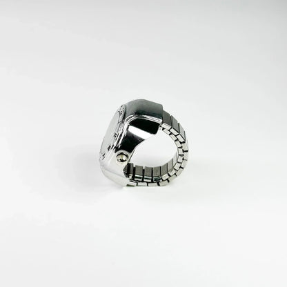 Anillo Roma | Blanco Plata