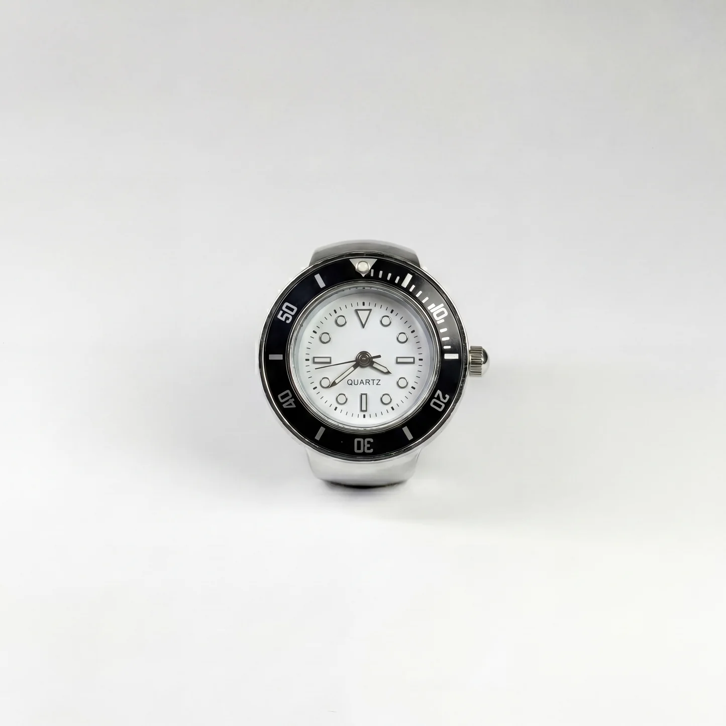 Anillo GMT | Blanco Plata