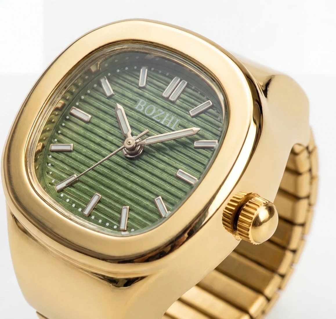 Anillo Nautilus | Verde Oro